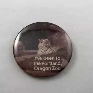 Pinback botón vintage I'VE BEEN TO THE PORTLAND, OREGON ZOO - Imagen 1 de 2