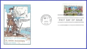 USA4 #2561 U/A HOUSE OF FARNAM FDC   District of Columbia Bicentenni - Picture 1 of 1