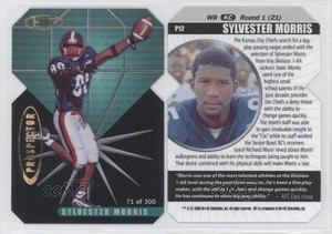 2000 SAGE Hit Prospectors Emerald Die-Cut /300 Sylvester Morris #P12 Rookie RC