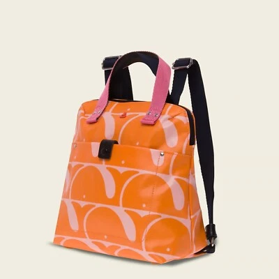 Orla Kiely Rare Beluga Print Buddy Small Backpack Mango Tote Bag|Not Wallet Coat - Image 1 of 4