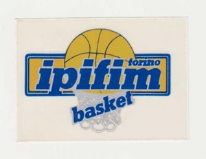 Adesivo TORINO BASKET IPIFIM 1988- 1990 Auxilium Pallacanestro vetrofania vetro - Picture 1 of 1