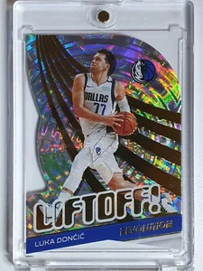 2020 Panini Revolution Luka Doncic #10 FRACTAL Prizm Die-Cut Liftoff! - Rare - Picture 1 of 2