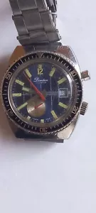 Reloj de buceo dimetrón cronógrafo flyback para reparación o piezas - Imagen 1 de 6