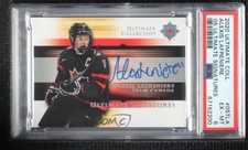 2020-21 Upper Deck Ultimate Collection Alexis Lafreniere PSA 6 Rookie Auto RC