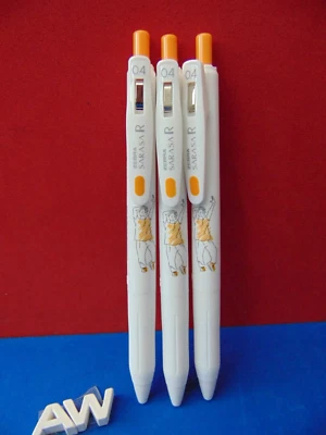 3 Zebra Sarasa R Orange 0.4mm Pens Made in Japan New - Image 1 of 4
