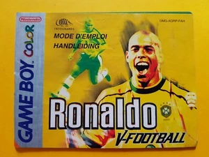 RONALDO V-FOOTBALL / NOTICE FAH Game Boy Color NINTENDO GBC Infogrames - Imagen 1 de 2