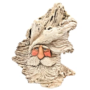 Rare Large Sculpture Signed Lisa Rogers | Stunning Carved Wood Old World Santa - Picture 1 of 9