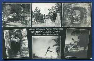 National Music Camp INTERLOCHEN Michigan Real Photo Postcard - Picture 1 of 2