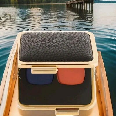 VICTORIA BECKHAM * ESTEE LAUDER EYE MATTE DUO 03 SAPHIRE/ORANGE VIF NEW BOXED 📦 - Image 1 of 4