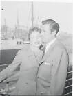 Jeanne Craine Posing with Her Husband - Liberte Sails. Jeanne - 1953 Old Photo
