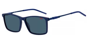 Gafas de sol rectangulares Hugo Boss azul mate para hombre - BHG1099S-0FLL-KU - Imagen 1 de 3