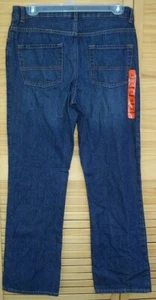 The PLACE nwt blue denim bootcut jeans~boy's size 16~adjustable waist~NEW - Picture 1 of 3