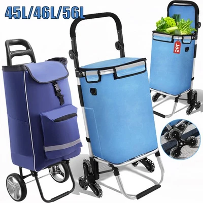 Carrito de la compra Trolly carrito de la compra carrito de mano maleta carrito de la compra asiento plegable - Imagen 1 de 4