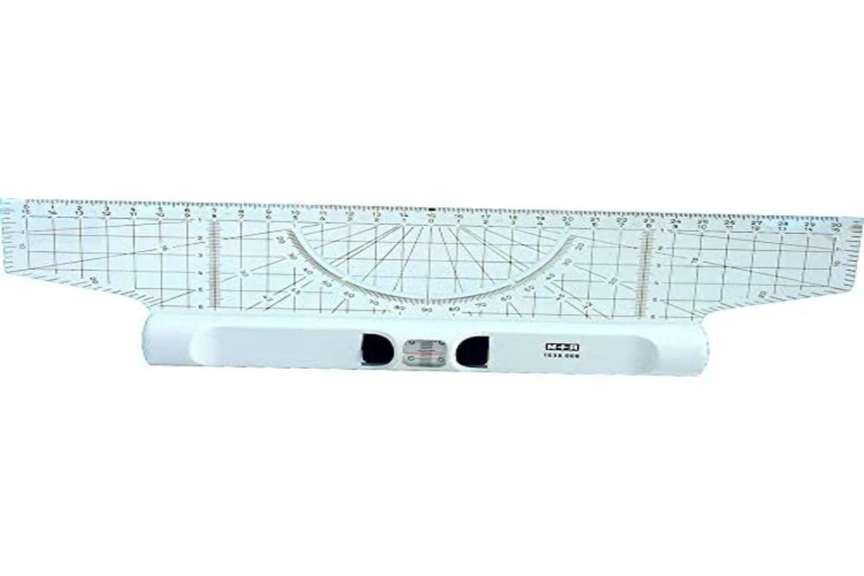 ‎PAGNA PAPIERVERARBEITUNG GNADAU GMBH & CO. KG M + R 715300000 Rolling Ruler 30 cm acryl gals Protractor Magnifier