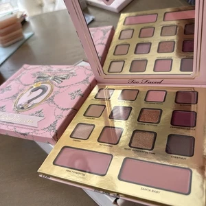 TOO FACED ENCHANTED Dreams SWAN HOLIDAY MAKEUP PALETTE (12 EYE SHADOW + 2 BLUSH) - Picture 1 of 7