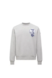 MONCLER $840 Men's Gray Sweatshirt New - Picture 1 of 1