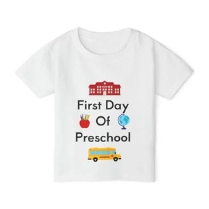 Toddler T-shirt - First Day of Preschool - Picture 1 of 17
