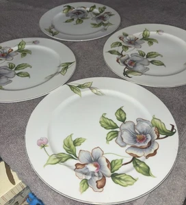 Platos de cena Roselyn China Dogwood, juego de 4 10,25 pulgadas - Imagen 1 de 6
