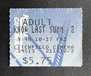 Boleto de película I Know What You Did Last Summer 1997 17/10/97 ¡¡Noche de apertura!!! - Imagen 1 de 1