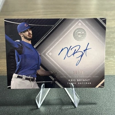 2017 Topps Diamond Icons Kris Bryant Auto 10 /25 - Image 1 of 4