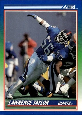 1990 Score Lawrence Taylor New York Giants #50 - Image 1 of 2