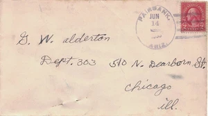1930 Fairbank, Arizona 4-bar Cancel on Cover -- DPO ~ - Picture 1 of 1