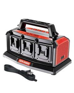 Super Battery Charger for Milwaukee M18 Battery, 6-Ports Simultaneous Rapid C... - Picture 1 of 7