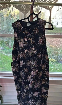 Mono De Colección Años 90 Laura Ashley Pana Sin Mangas S Floral  Foto 1 de 2