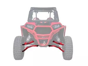 SuperATV High Clearance FRONT A Arm Set for Polaris RZR XP 1000 (2014+) - RED - Picture 1 of 7