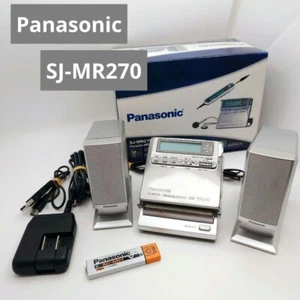 Mini reproductor de discos portátil Panasonic SJ-MR270 MD Walkman funcionamiento confirmado - Imagen 1 de 16