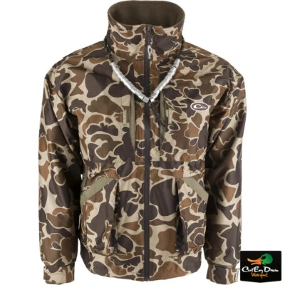DRAKE WATERFOWL REFUGE 3.0 FLEECE-LINED FULL ZIP - OLD SCHOOL CAMO - Image 1 of 2