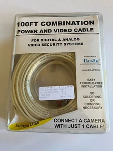 Power and video combination cable 100' Digivue. new in box - Picture 1 of 2