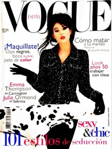 MONICA BELLUCCI Carolyn Murphy JULIE ANDERSON Vogue Magazine Spain 1995 VTG - Picture 1 of 6