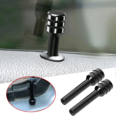 2x Aluminum Alloy Truck Car Parts Door Lock Knob Pull Pins Cover Car Accessories - Image 1 of 4