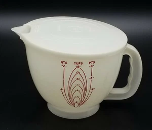 Vintage Tupperware Mix N Stor 8 Cup 2 Qt Measuring Cup Batter Bowl NO FLIP TOP - Picture 1 of 10