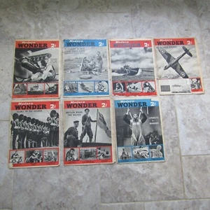 bundle 7 Modern Wonder comics October to December 1939 Odhams Press illustrated - Picture 1 of 23