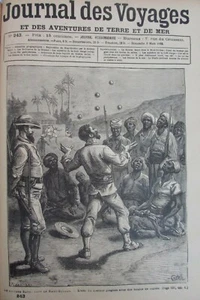 JOURNAL DES VOYAGES N° 243 de 1882 AFRIQUE SOUDAN EXPLORATION DOCTEUR BAYOL - Bild 1 von 1