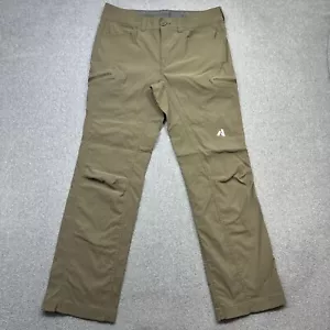 Eddie Bauer Pants Men 33x30 Brown First Ascent Cargo Utility Hiking Stretch Tech - Picture 1 of 19