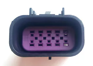 Delphi 10 pin Mouser 15326847 GM OEM Purple Male Connector AC Delco - Picture 1 of 5