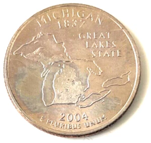 Michigan 2004 S Proof Commemorative Quarter - Picture 1 of 2