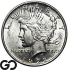 1922 Peace Dollar, Lustrous