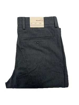 Gap Men’s Relaxed Fit Pleated Front Cuff Khaki Chino Pants Size 32 NEW - Image 1 of 4