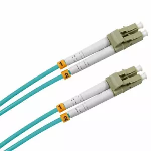5 Meter Fiber, OM4 Multimode 50/125, Duplex, LC/LC - Picture 1 of 1