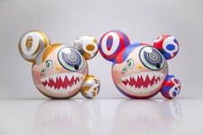 Takashi Murakami BAIT x Complexcon Mr DOB Vinyl GOLD & RED (SET OF 2) ARF0008