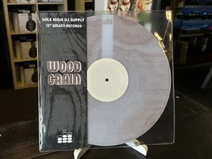 GREY WOOD - Wood Grain 12” Serato Control Vinyl (Pair) - Mile High DJ Supply - Picture 1 of 1
