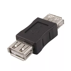 USB 2.0 Standard Type A Female to Female Coupler Adapter Extender Gender Changer - Picture 1 of 1