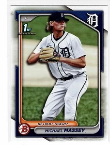 Michael Massey Detroit Tigers 2024 Bowman Draft 1st Bowman ** - Bild 1 von 2