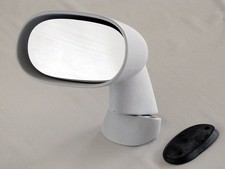 FIAT BARCHETTA VETRO PIASTRA SX CROMATO PER SPECCHIETTO RETROVISORE 700//31550