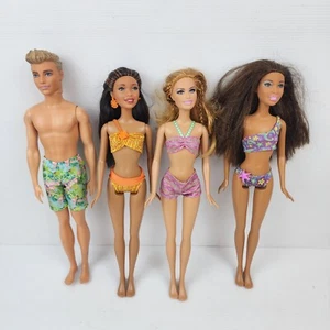 Barbie & Ken Bulk Lot Mattel Beach Surf Mermaid Tale 2 Bikini 2001-2015 - Foto 1 di 14