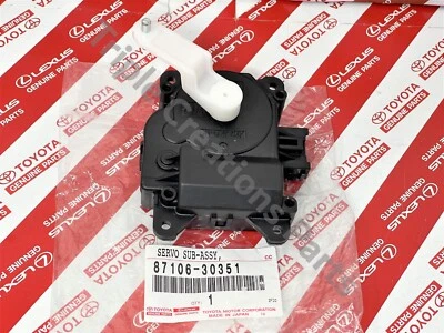 87106-30351 Genuine Lexus GS300 Gs400 GS430 Sc430 Heater Evaporator Servo Motor - Image 1 of 4